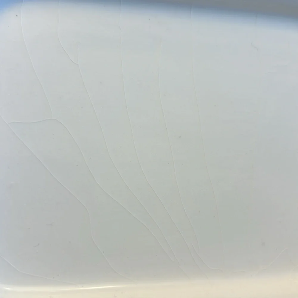 White Ceramic butter Dish (words FARM FRESH)